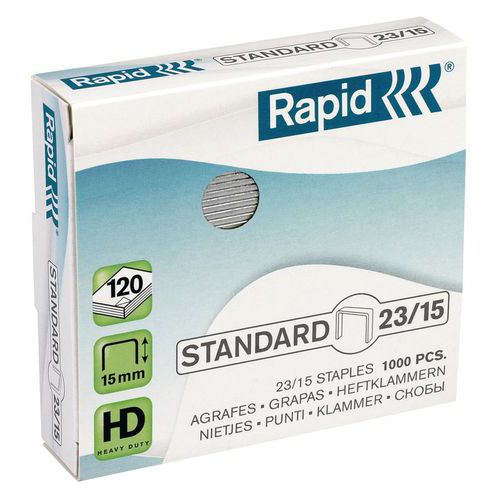 Agrafes Standard lot de 1000 - Rapid