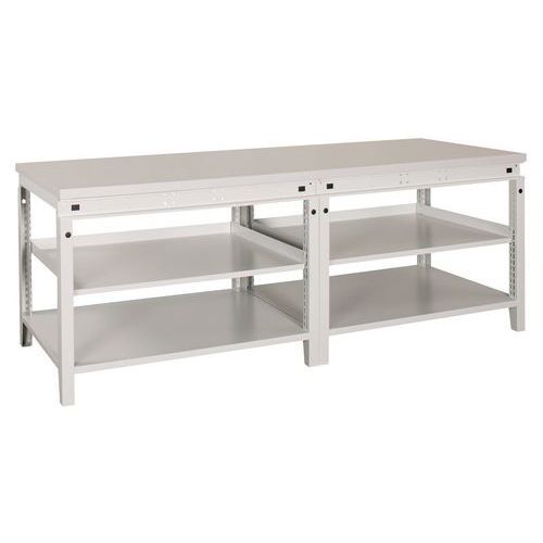 Établi Function 230 avec tablettes Établi Function 230 avec tablettes
