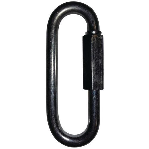 Maillon rapide en acier zingué - Série grande ouverture - Force 30 kg à 3000 kg