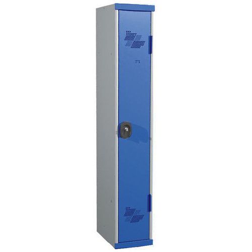 Spind Seamline Optimum® mit 1 Säule - Breite 300 mm - auf Sockel - Acial