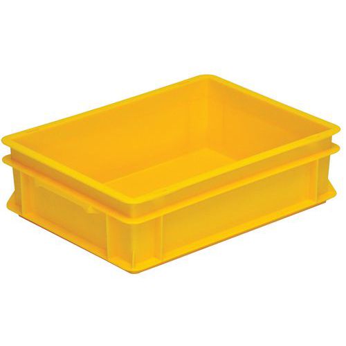 Stapelbarer Euronorm-Behälter gelb RAKO - 10 bis 42 L