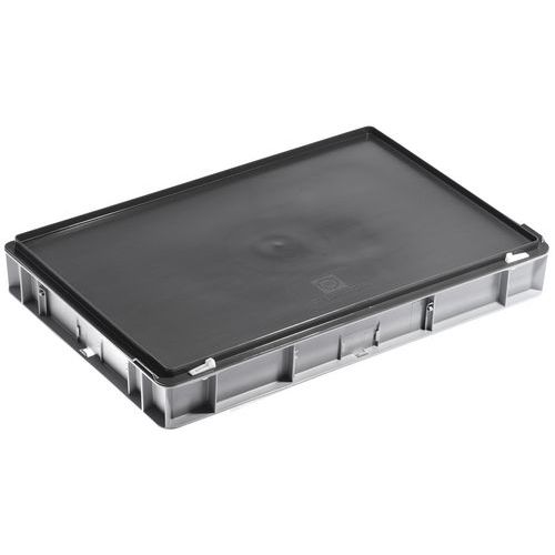 Bacs à couvercle RAKO gris - 600x400mm - 14 à 53 L