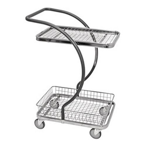 Chariot métal à plateaux et paniers C-Line - Force 120 kg Chariot métal à plateaux et paniers C-Line - Force 120 kg
