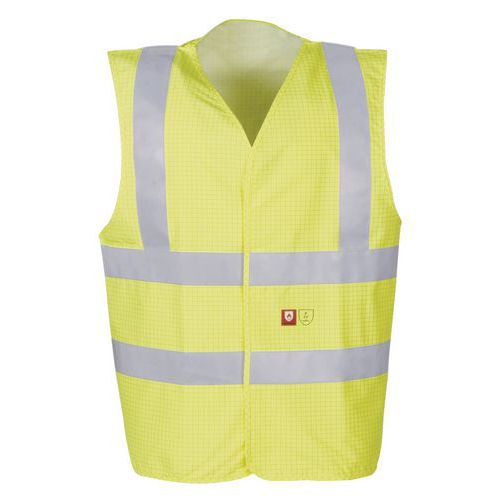 Gilet haute visibilité ignifuge et antistatique HELLISSAN