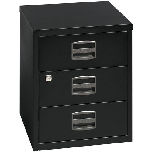Schubladencontainer aus Metall Eco - 3 Schubladen