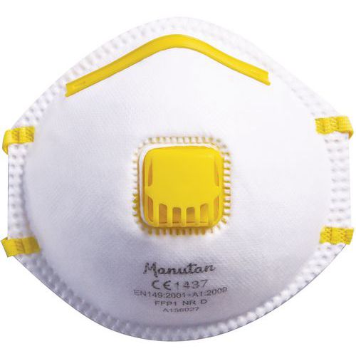 Halbmaske mit Schale für den einmaligen Gebrauch FFP1 - Manutan Expert