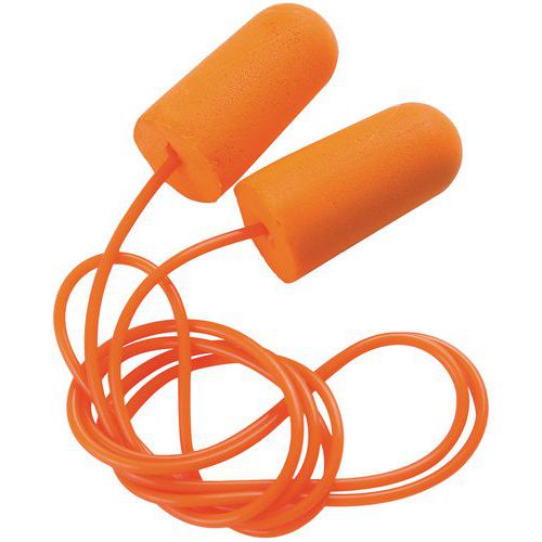 Bouchons d'oreilles avec cordelette - Manutan