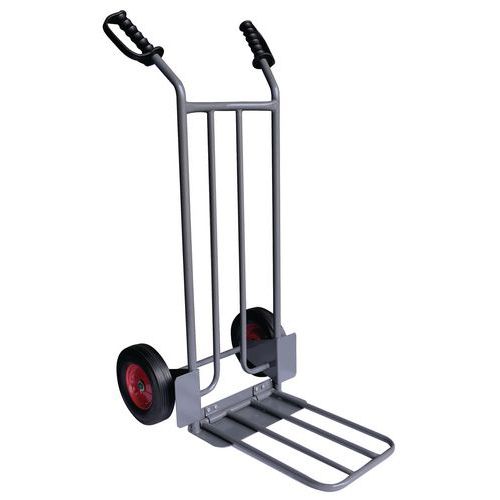 Diable acier 250kg - Roues caoutchouc - Manutan