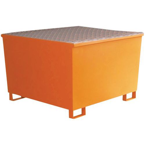 Auffangbehälter aus Stahl - 1050 L - Manutan Expert Auffangbehälter aus Stahl - 1050 L - Manutan Expert