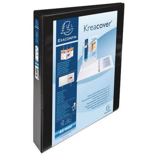 Classeur 4 anneaux totalement personnalisable Kreacover - Exacompta