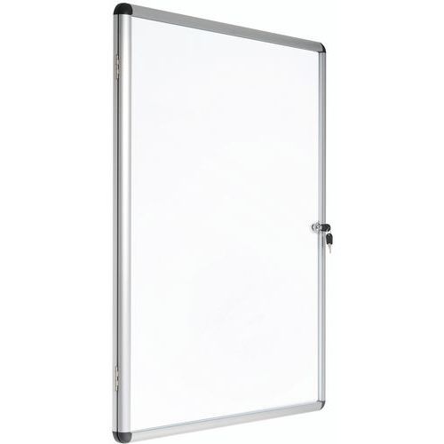 Innenvitrine Manutan, 1 Tür - Aluminiumrückwand - Manutan Expert