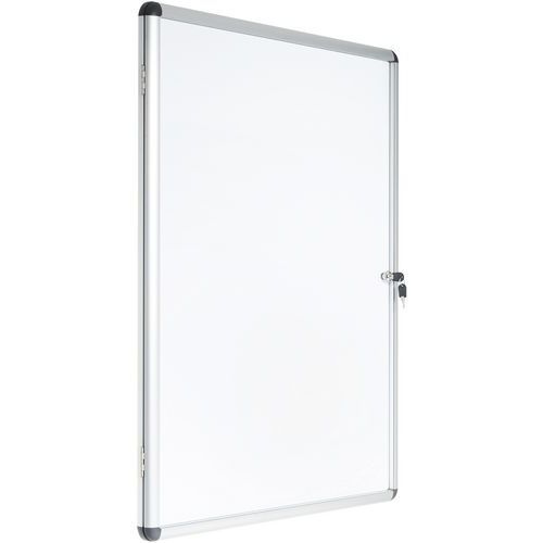 Innenvitrine Manutan, 1 Tür - Aluminiumrückwand - Manutan Expert
