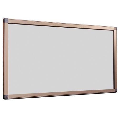 Außenvitrine Grande Antares mit Flügeltür im Querformat - Aluminium-Rückwand