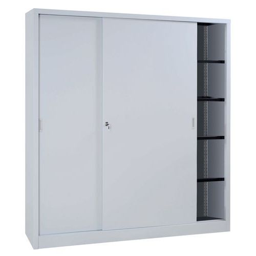 Armoire à monter porte coulissante - Haute - L 180 cm - Manutan Expert Armoire à monter porte coulissante - Haute - L 180 cm - Manutan Expert