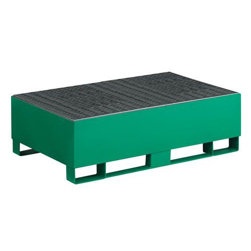 Palette mit Kufen - Fassungsvermögen 220 L Palette mit Kufen - Fassungsvermögen 220 L