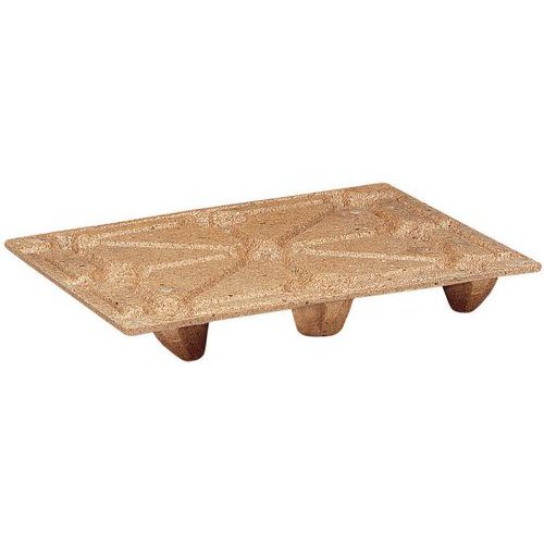 Palette en fibre de bois largeur 800 mm - Manutan Expert