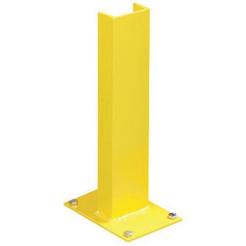Anfahrschutz Rack, Werkstoff: Stahl, Farbe: Gelb, Typ: Ende für Bohle doppelte Höhe, Höhe: 460 mm