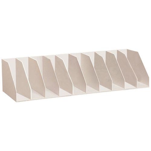 Trieur vertical à séparateurs fixes pour armoires - Gris - Paperflow Trieur vertical à séparateurs fixes pour armoires - Gris - Paperflow
