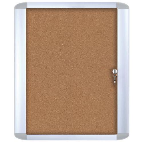 Innenvitrine Mastervision - Rückwand aus Kork - Tür aus Sicherheitsglas