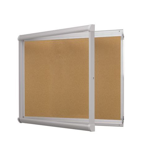 Außenvitrine Leader - Korkrückwand - Plexiglastür - Vanerum Außenvitrine Leader - Korkrückwand - Plexiglastür - Vanerum