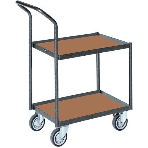 Chariot acier pour bacs - Longueur 610 mm - Capacité 200 kg Chariot acier pour bacs - Longueur 610 mm - Capacité 200 kg