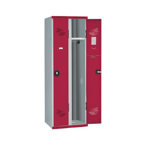 Spind Seamline Optimum® mit 2 Säulen - Breite 300 mm - auf Sockel - Acial