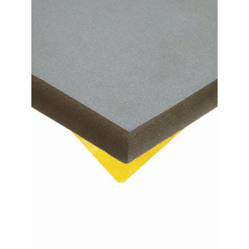 Schaumstoffplatte - Moosgummi - Einseitig klebend - NBR-PVC-Sockel