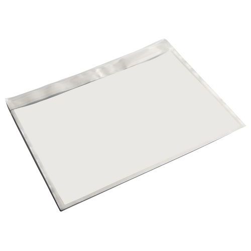 Dokumentenumschlag - Weißes Kraftpapier - unbedruckt, Nutzbare Breite: 228 mm, Nutzbare Höhe: 120 mm