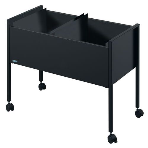 Double desserte pour dossiers suspendus