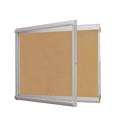 Außenvitrine Leader - Korkrückwand - Plexiglastür - Vanerum