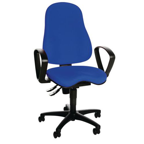 Siège de bureau ergonomique Sitness 10 - Piètement polypropylène Siège de bureau ergonomique Sitness 10 - Piètement polypropylène