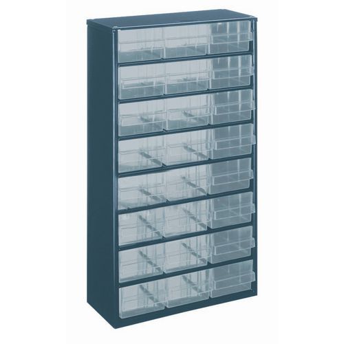 Raaco-Schrank 56 cm – Schubladenhöhe: 6,4 cm