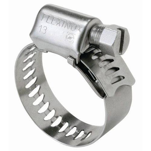 Schlauchschelle mit durchgeprägtem Band Serflex - Breite 14 mm