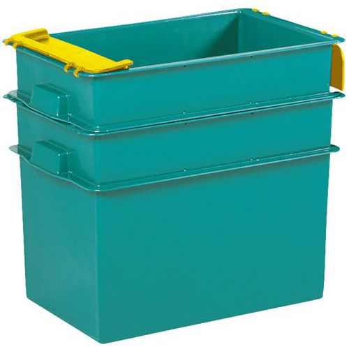 Stapelbarer Lagerkasten - Länge 594 bis 805 mm - 70 bis 200 l Stapelbarer Lagerkasten - Länge 594 bis 805 mm - 70 bis 200 l