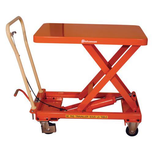 Mobiler Hubtisch Bishamon - Traglast 150 und 300 kg, Max. Belastung: 300 kg, Max. Höhe Plattform: 865 mm