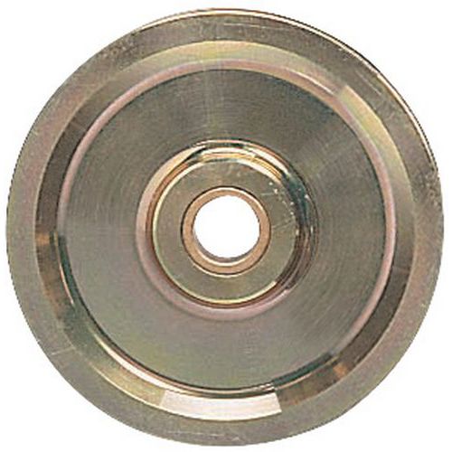 Réa en acier alésage sur bague bronze - Force 400 à 6000 kg