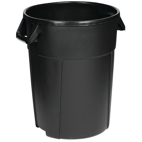 Conteneur rond - Noir - Manutan Expert Conteneur rond - Noir - Manutan Expert
