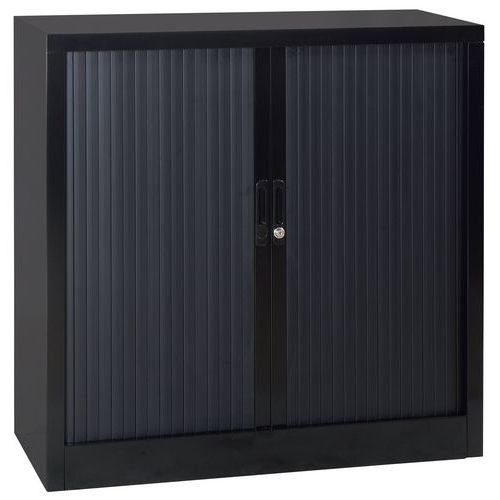 Armoire basse à rideaux en kit - Largeur 100 cm - Manutan Expert