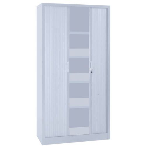 Hoher Rollladenschrank im Set - Breite 120 cm - Manutan, Gesamthöhe: 198 cm, Gesamtbreite: 120 cm