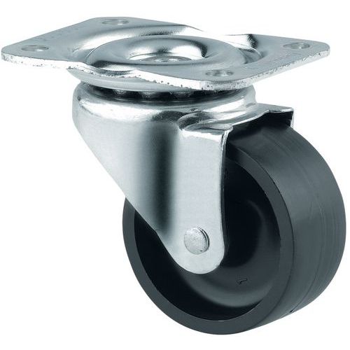 Schwenkrolle mit Sockel - Tragfähigkeit 120 bis 350 kg