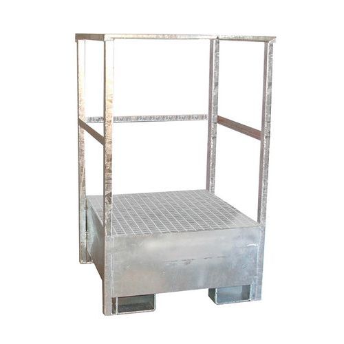 Metallische Auffangwanne, vertikal - 220 und 440 L - Sameto Technifil