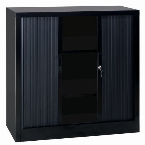 Armoire basse à rideaux en kit - Largeur 100 cm - Manutan Expert
