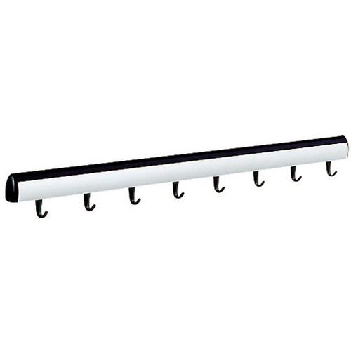 Wandgarderobe Allure - Modell 1 - Schwarz - Gardelux Wandgarderobe Allure - Modell 1 - Schwarz - Gardelux