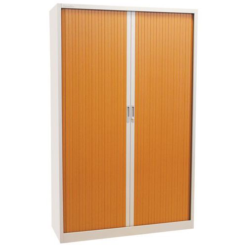 Hoher Rollladenschrank, zweifarbig - Manutan Expert Orel