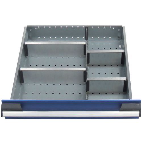 Set mit Trennelementen für Schubladenschrank Bott SL-55 – Höhe 5 cm