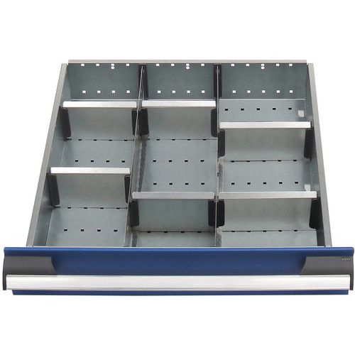 Set mit Trennelementen für Schubladenschrank Bott SL-55 – Höhe 5 cm