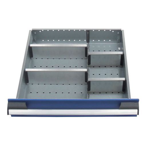 Set mit Trennelementen für Schubladenschrank Bott SL-55 – Höhe 8 cm