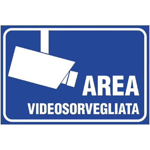 Schilder Area videosorvegliata