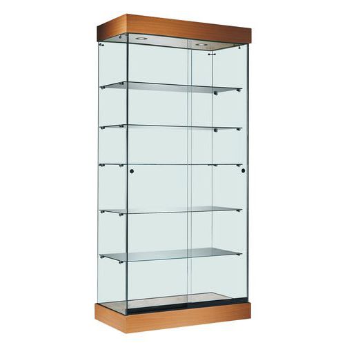 Vitrine ASF avec éclairage LED - Hêtre Vitrine ASF avec éclairage LED - Hêtre