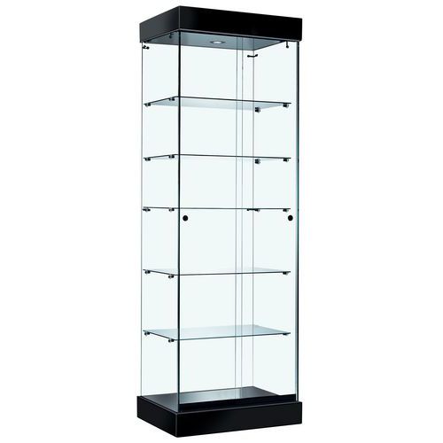 Vitrine ASF mit LED-Beleuchtung - Schwarz Vitrine ASF mit LED-Beleuchtung - Schwarz